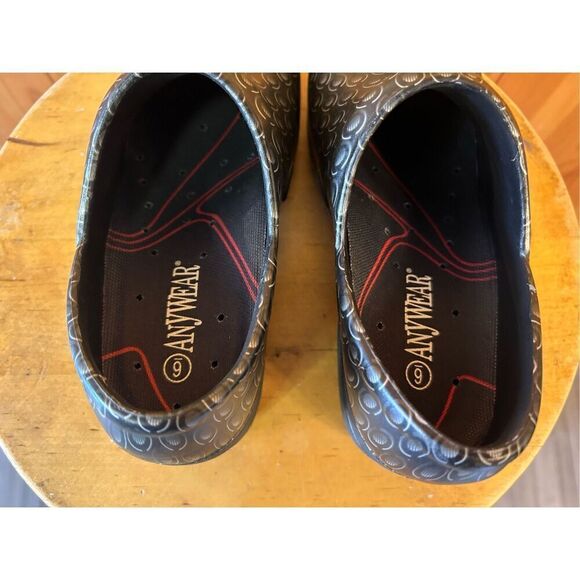 Anywear SR Angel Prisma Chrome Print Clogs Nurse Womens Size 6 - Picture 5 of 10